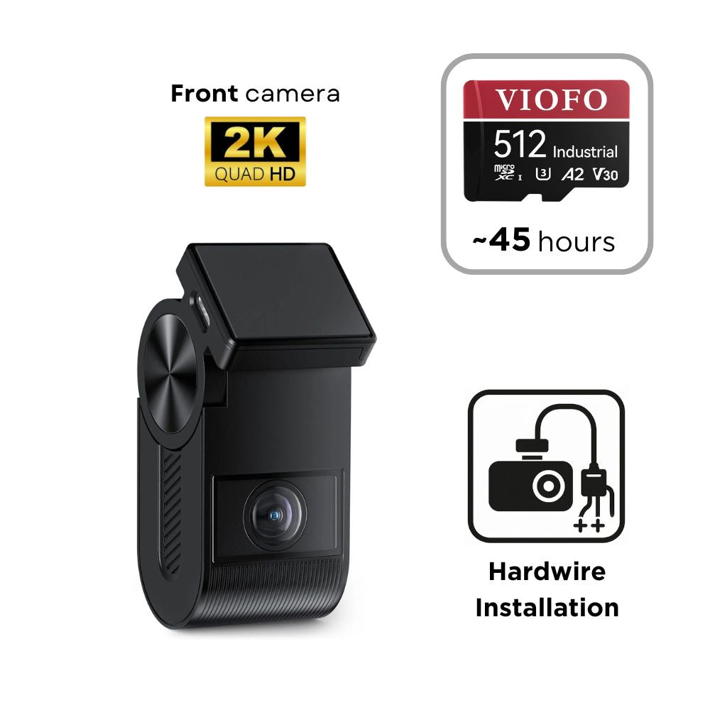VIOFO VS1 (2K Front) - SD Card - Professional Installation