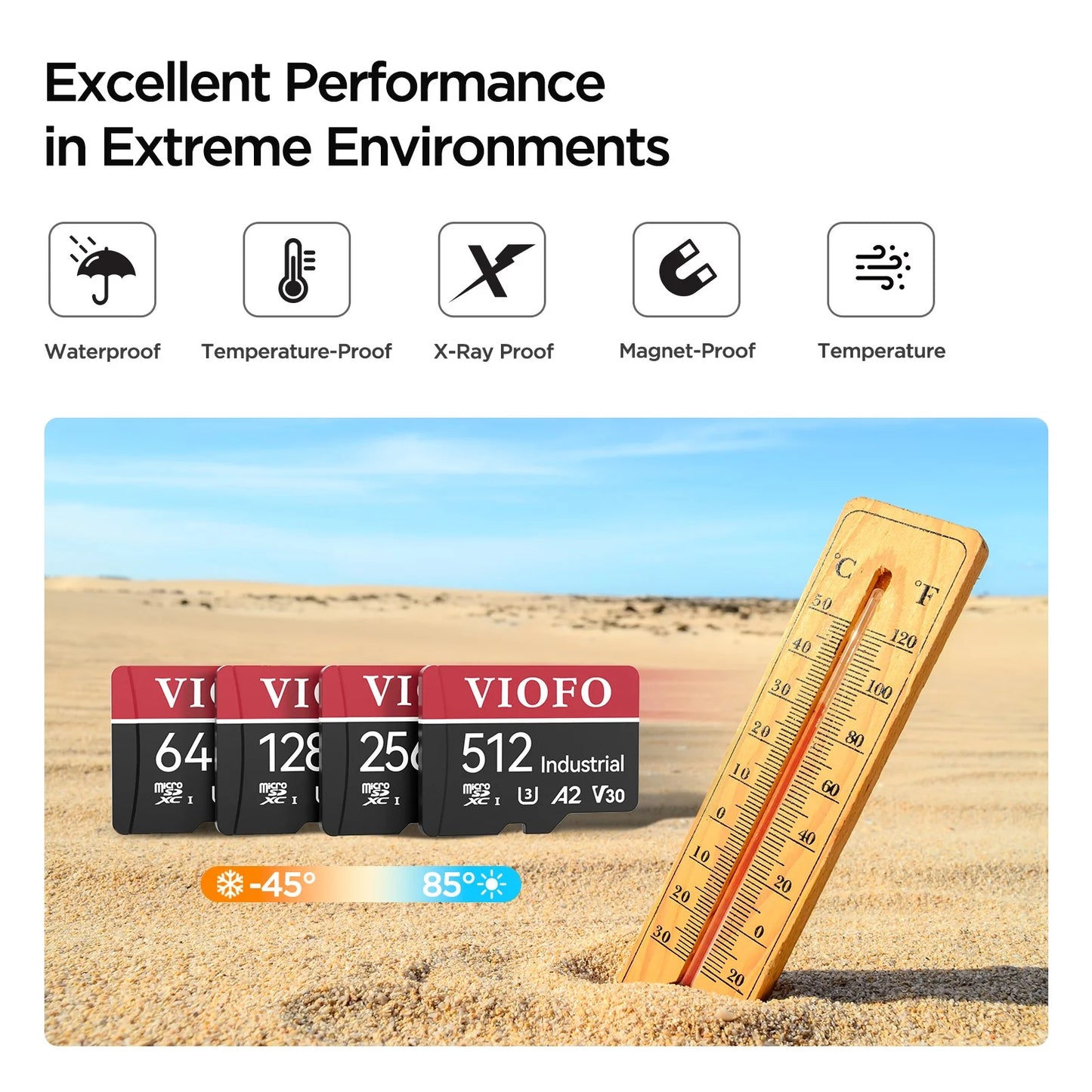 VIOFO 256GB Industrial Grade MicroSD