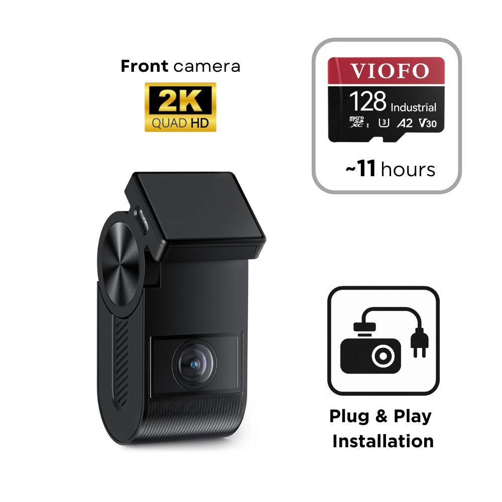 VIOFO VS1 (2K Front) - SD Card - Professional Installation