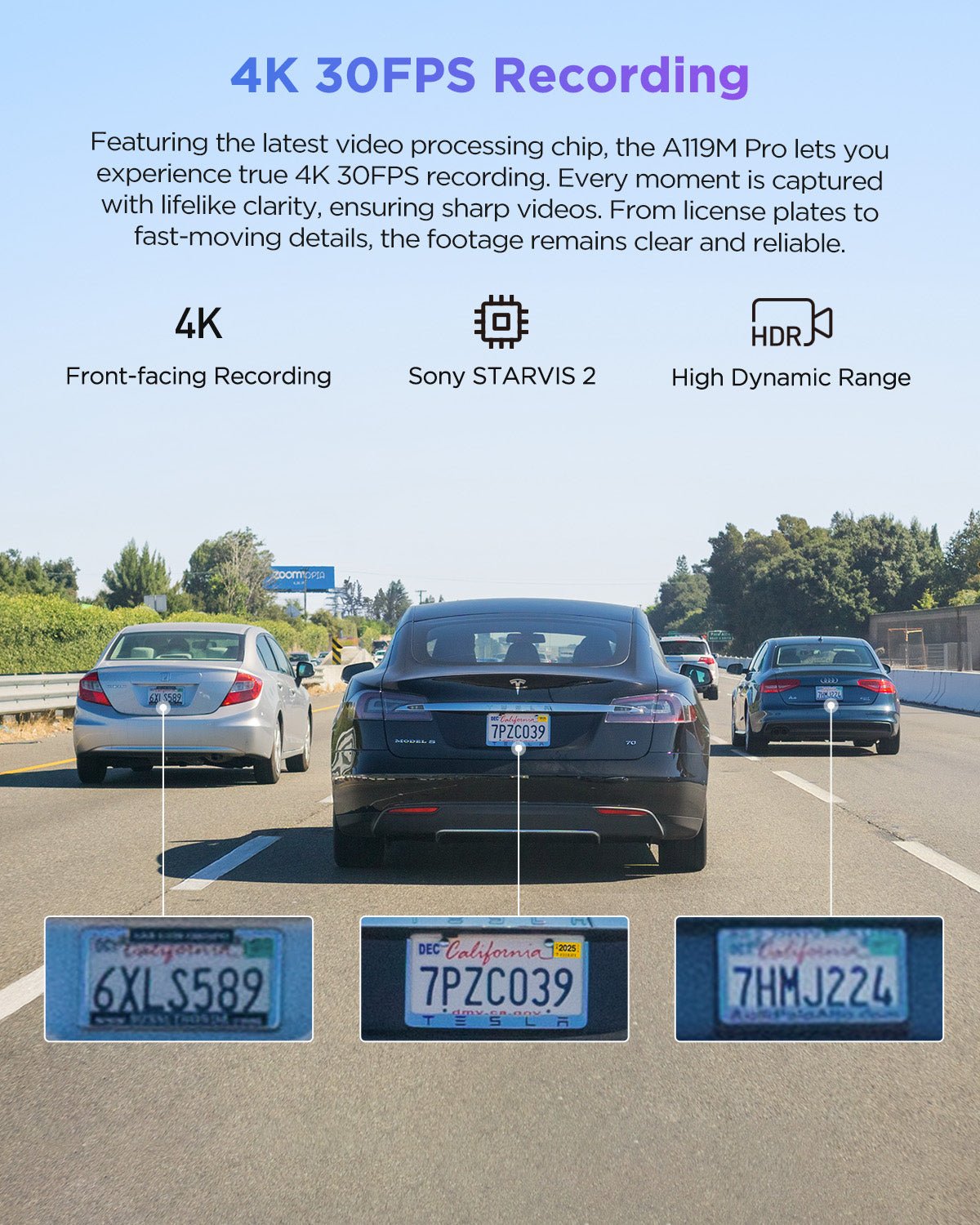 VIOFO A119M Pro (4K Front Only) Dash Camera