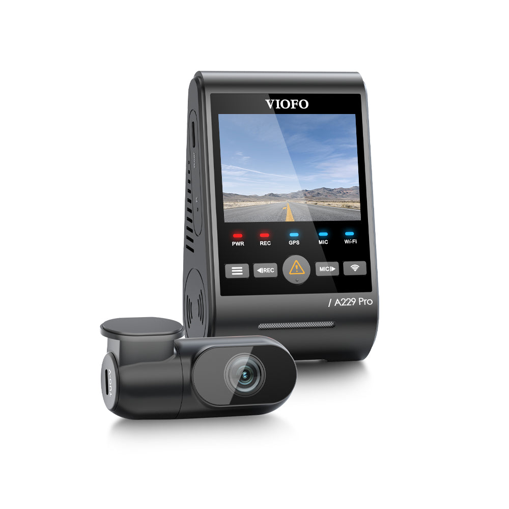 VIOFO A229 Pro 2-Channel (4K Front + 2K Rear) Dash Camera