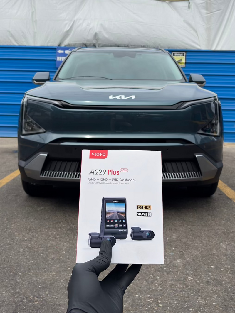 2026 Kia EV5 — VIOFO A229 Plus 3CH dashcam installation in Trinidad & Tobago