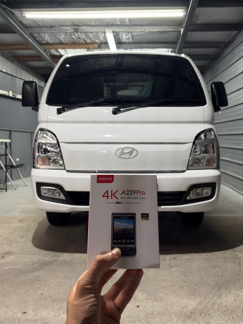 2026 Hyundai H100 — VIOFO A229 Pro 2CH dashcam installation in Trinidad & Tobago