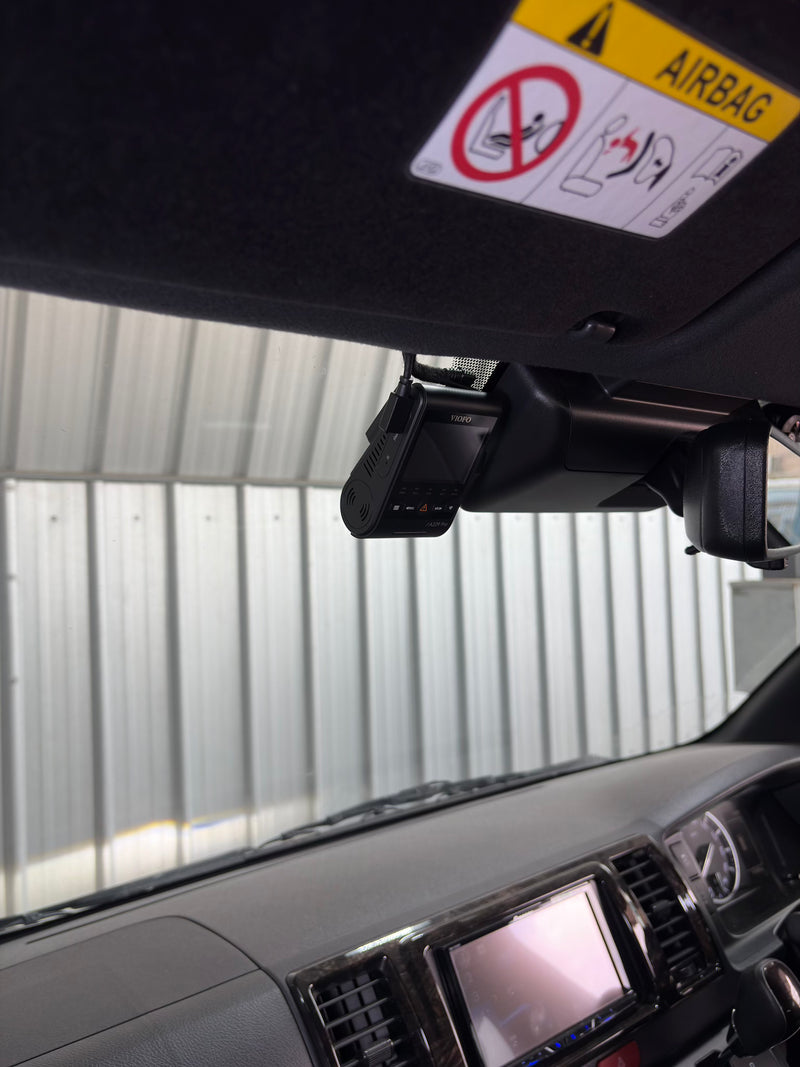 2020 Toyota Hiace — VIOFO A229 Pro 3CH dashcam installation in Trinidad & Tobago