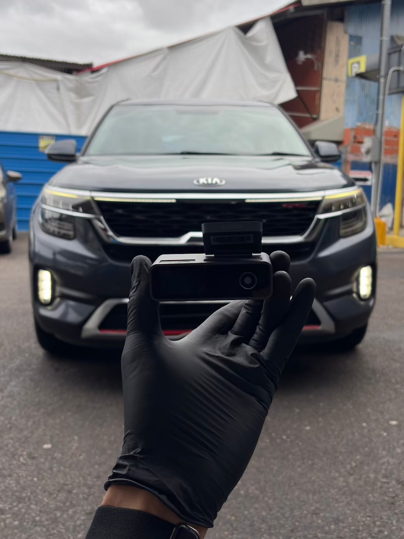 2021 Kia Seltos — Pelsee P1 Duo dashcam installation in Trinidad & Tobago