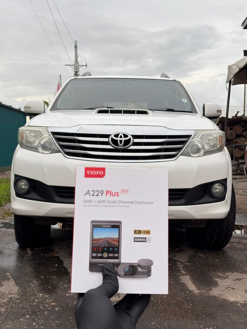2015 Toyota Fortuner — VIOFO A229 Plus dashcam installation in Trinidad & Tobago