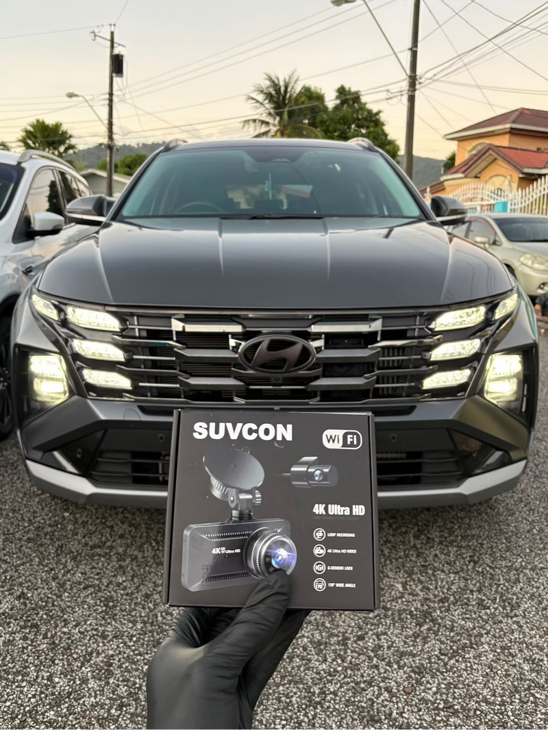 2025 Hyundai Tucson — SUVCON 4K Ultra HD dashcam installation in Trinidad & Tobago