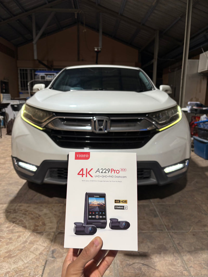 2018 Honda CRV — VIOFO A229 Pro 3CH dashcam installation in Trinidad & Tobago