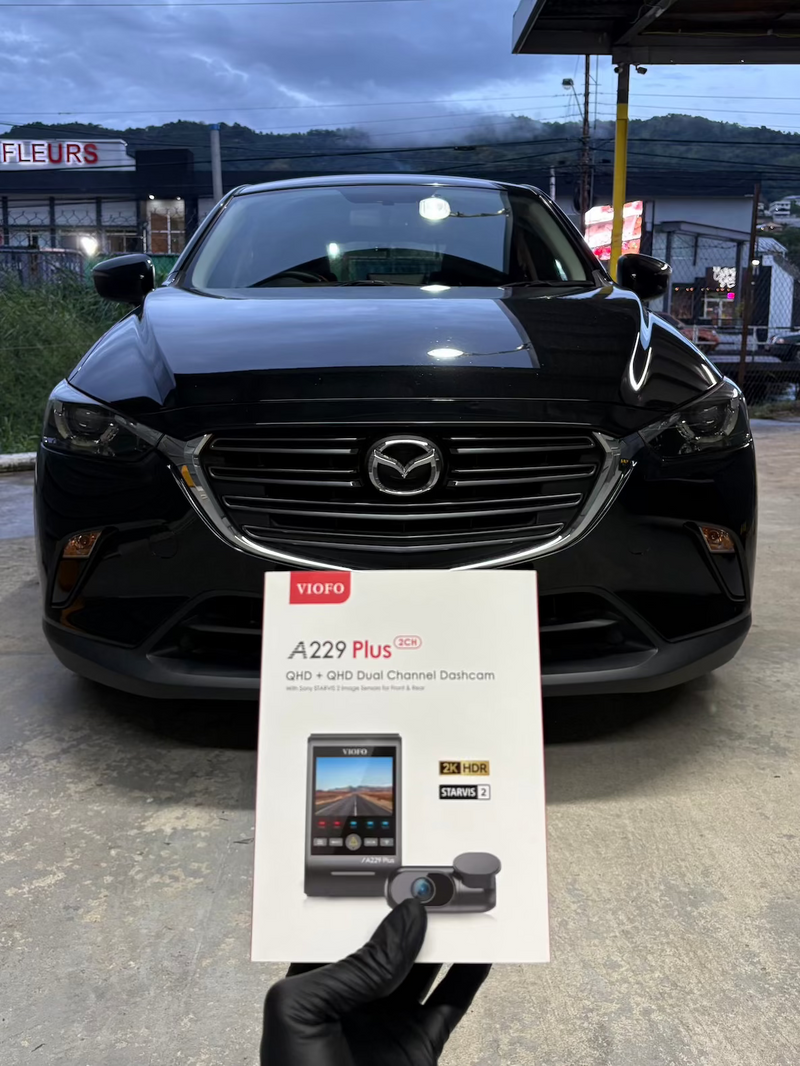2020 Mazda CX-3 — VIOFO A229 Plus 2CH dashcam installation in Trinidad & Tobago