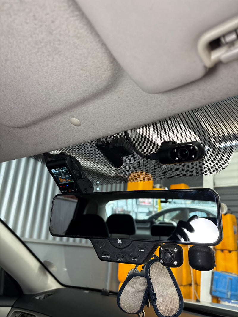 2009 Subaru Impreza — VIOFO A229 Pro 2CH dashcam installation in Trinidad & Tobago