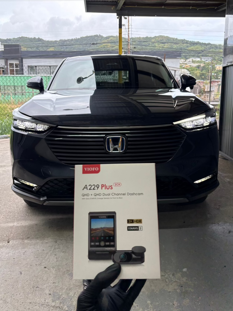 2023 Honda Vezel — VIOFO A229 Plus 2CH dashcam installation in Trinidad & Tobago
