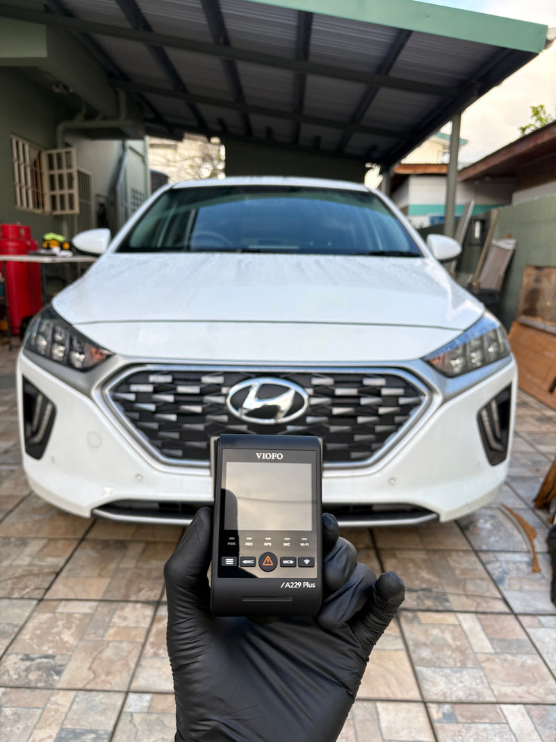 2022 Hyundai Ioniq — VIOFO A229 Plus 2CH dashcam installation in Trinidad & Tobago
