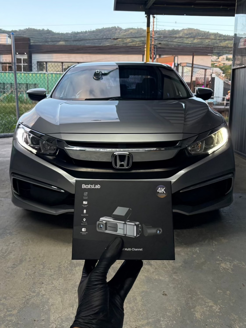 2020 Honda Civic — Botslab DC-BD08-M5 dashcam installation in Trinidad & Tobago