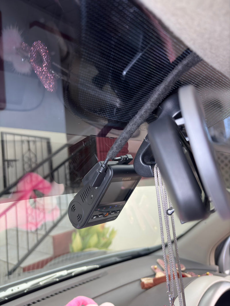 2003 Nissan March — VIOFO A229 Plus 2CH dashcam installation in Trinidad & Tobago