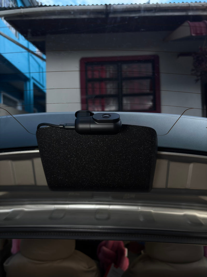 2003 Nissan March — VIOFO A229 Plus 2CH dashcam installation in Trinidad & Tobago