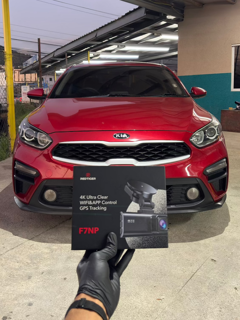 2020 Kia Cerato — Redtiger F7NP dashcam installation in Trinidad & Tobago
