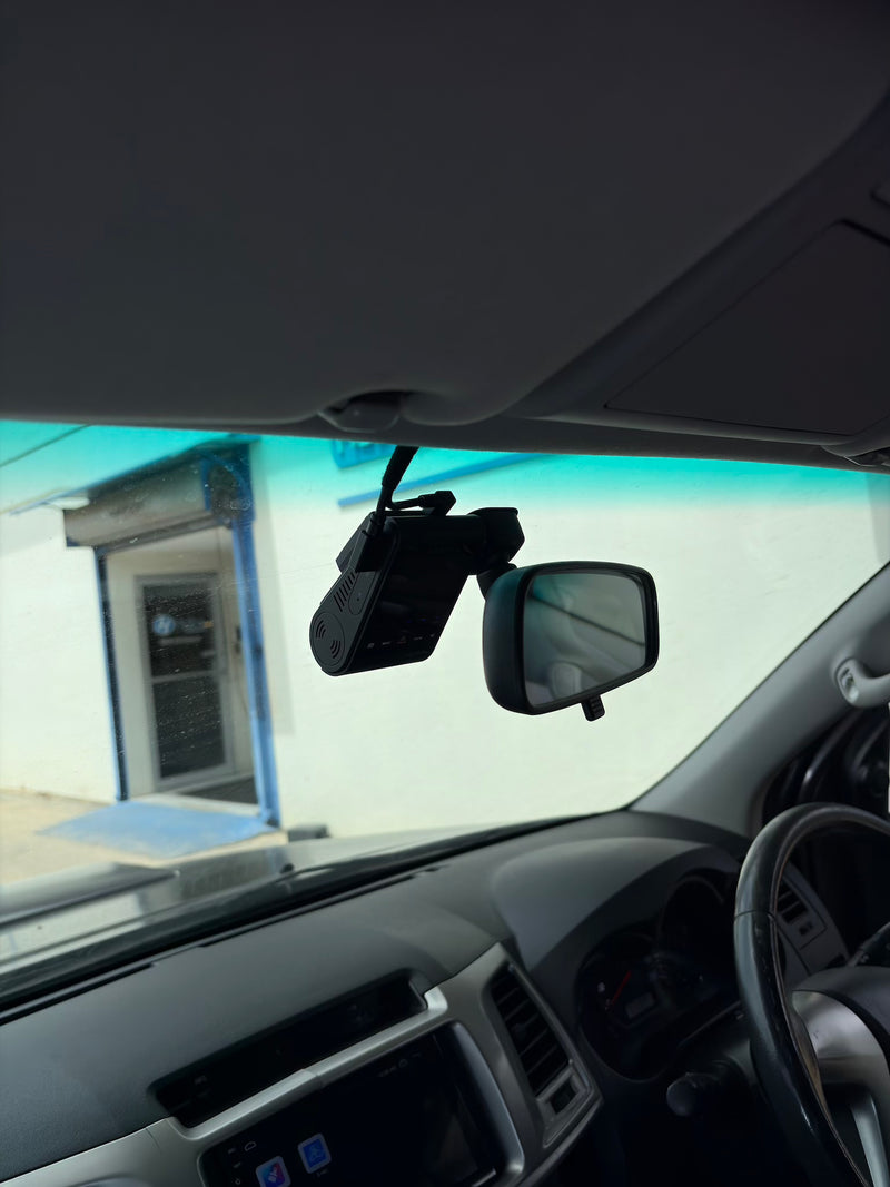 2013 Toyota Hilux — VIOFO A229 Pro 2CH dashcam installation in Trinidad & Tobago