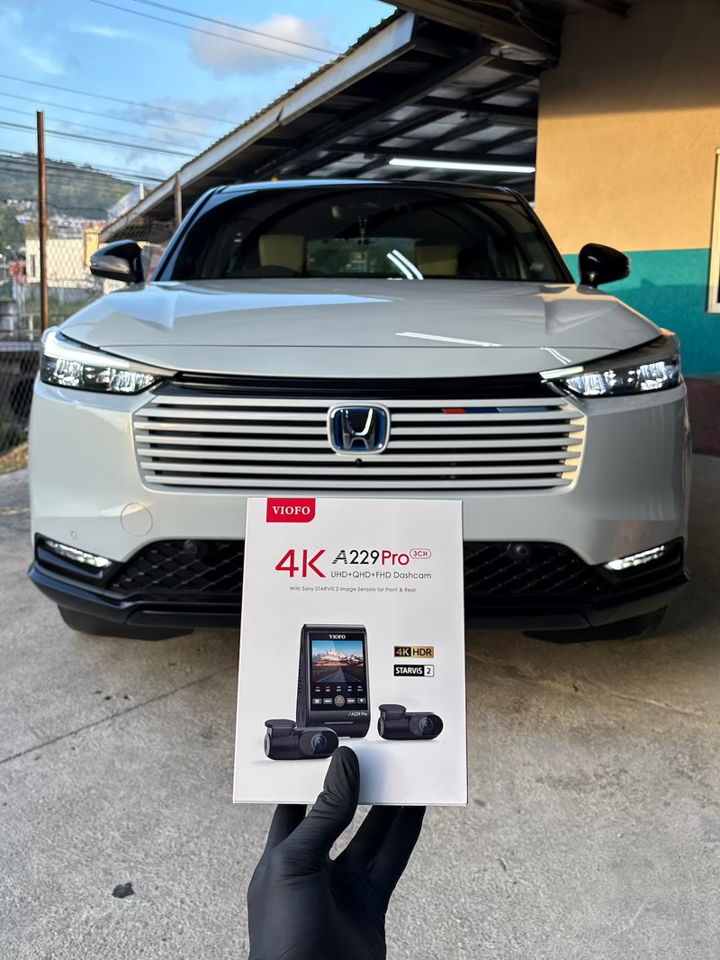2025 Honda Vezel — VIOFO A229 Pro 3CH dashcam installation in Trinidad & Tobago