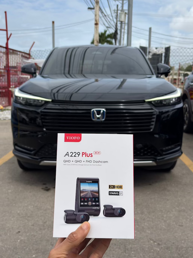 2024 Honda Vezel — VIOFO A229 Plus 3CH dashcam installation in Trinidad & Tobago
