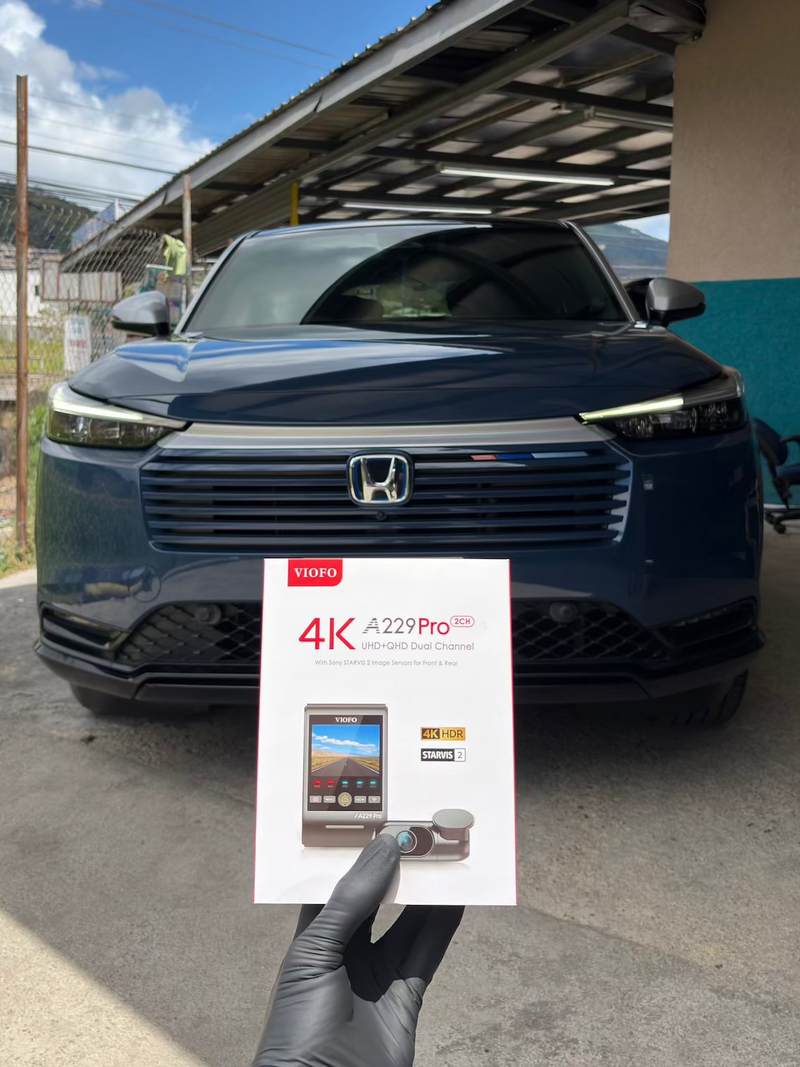 2024 Honda Vezel — VIOFO A229 Pro 2CH dashcam installation in Trinidad & Tobago