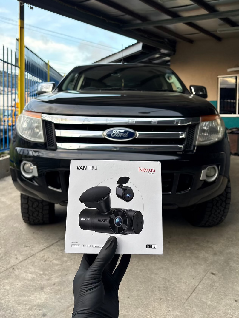 2014 Ford Ranger — VANTRUE Nexus 4S dashcam installation in Trinidad & Tobago