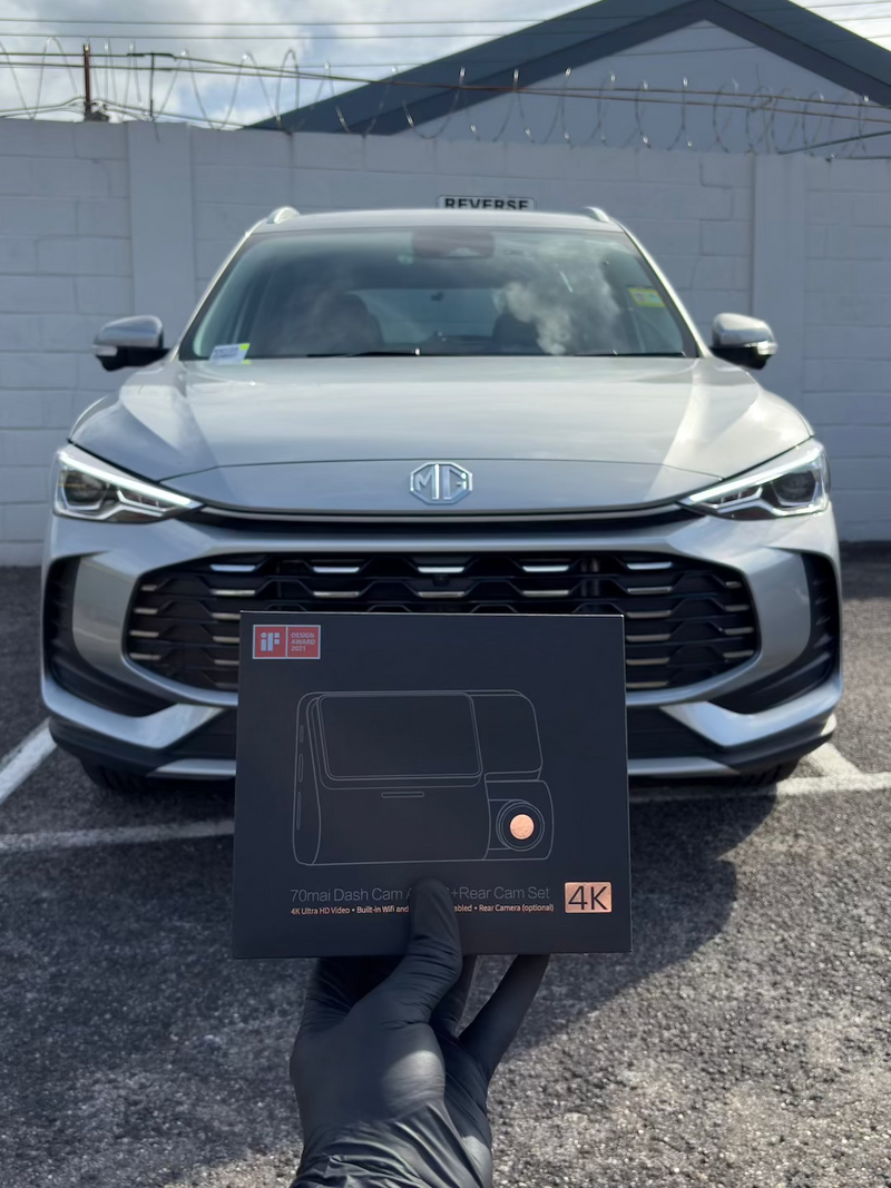 2026 MG ZS Hybrid+ — 70mai A800S dashcam installation in Trinidad & Tobago