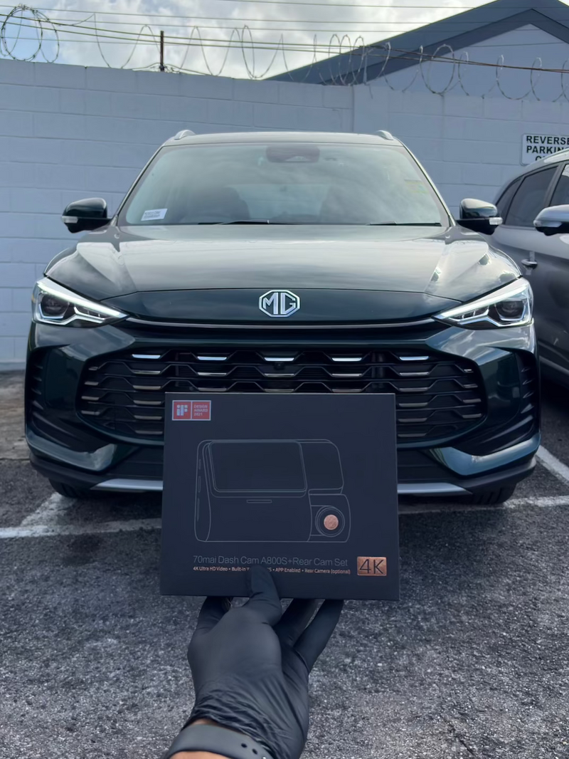 2026 MG ZS Hybrid+ — 70mai A800S dashcam installation in Trinidad & Tobago