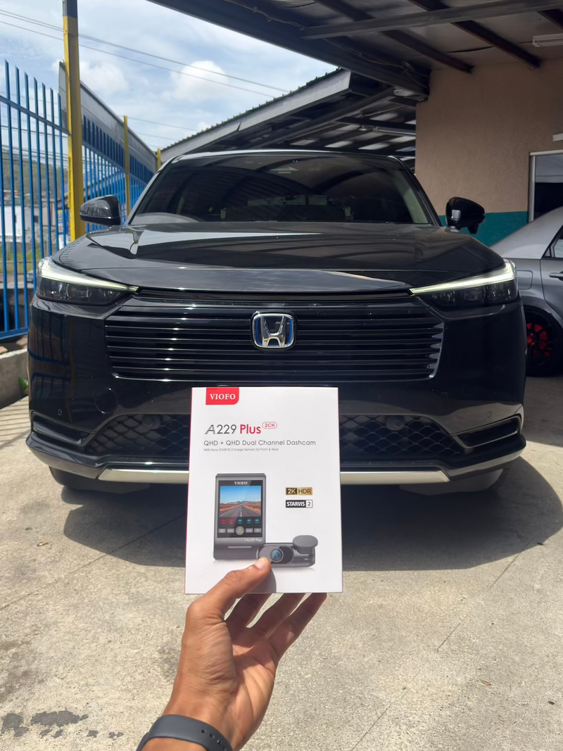 2025 Honda Vezel — VIOFO A229 Plus 3CH dashcam installation in Trinidad & Tobago
