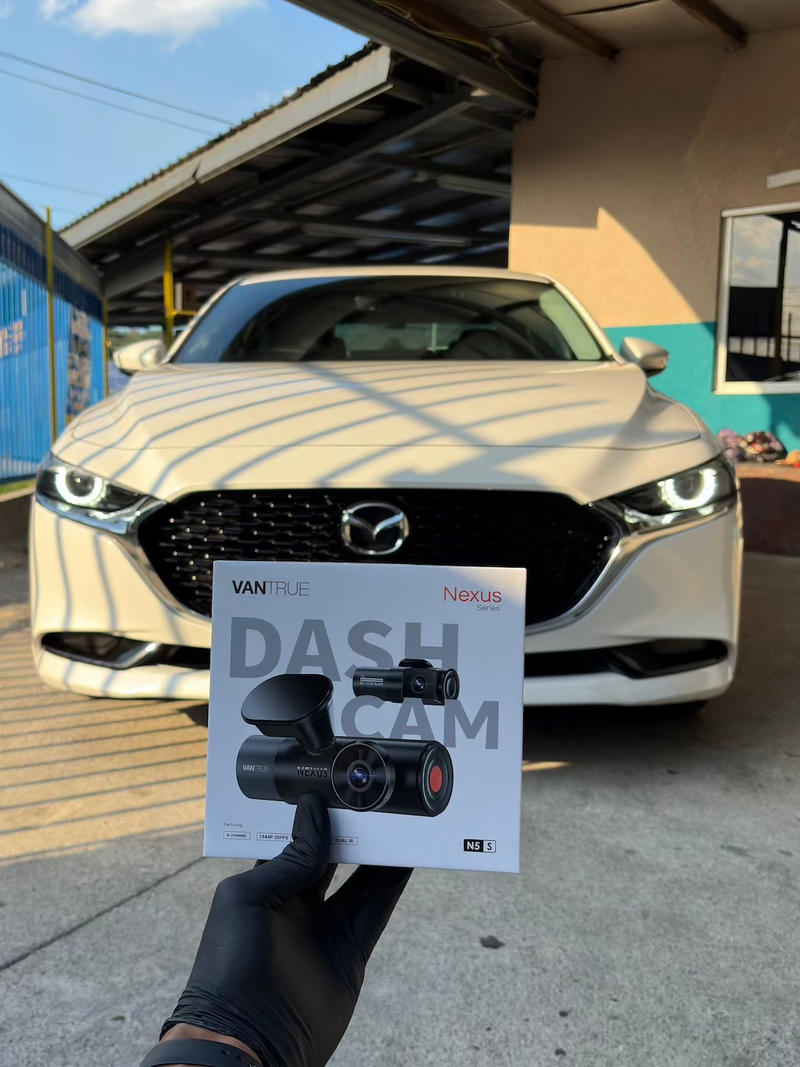 2024 Mazda 3 — VANTRUE Nexus 5S dashcam installation in Trinidad & Tobago