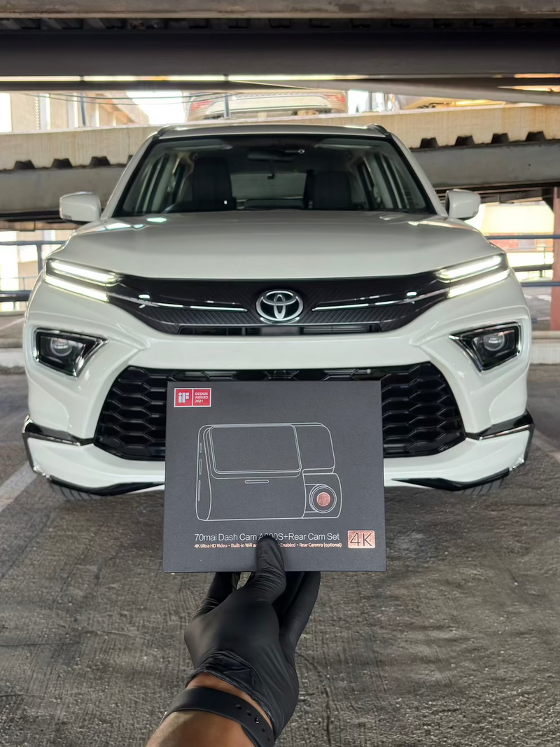 2025 Toyota Hyryder — 70mai A800S dashcam installation in Trinidad & Tobago