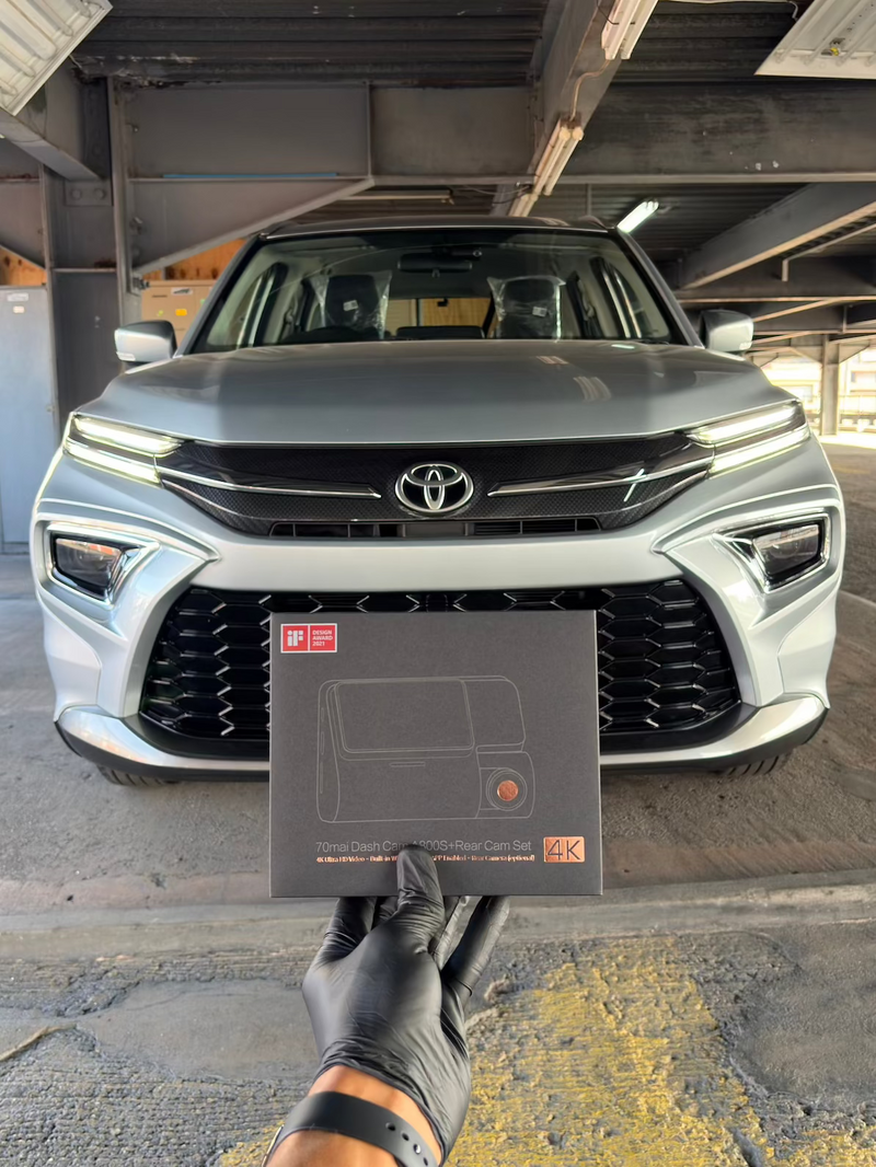 2025 Toyota Hyryder — 70mai A800S dashcam installation in Trinidad & Tobago