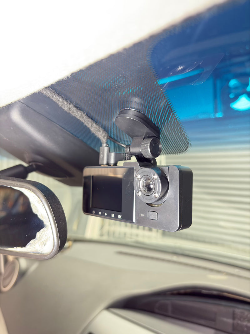2010 Mazda 3 — Prilotte 4K 3CH dashcam installation in Trinidad & Tobago