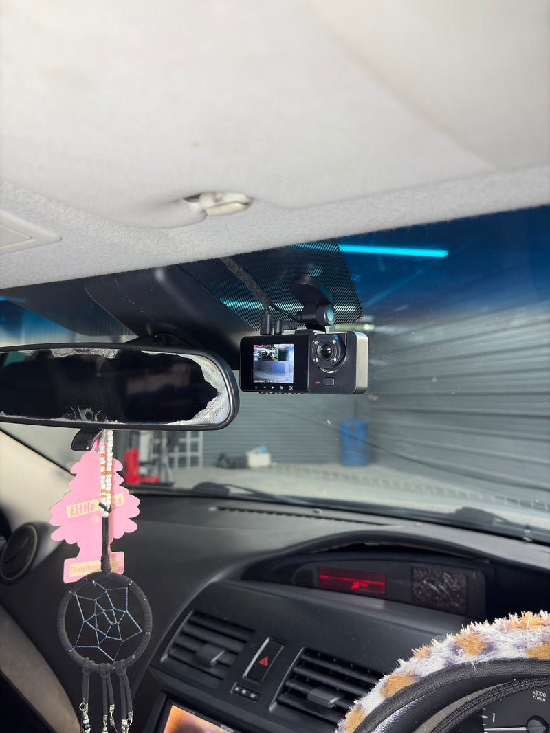 2010 Mazda 3 — Prilotte 4K 3CH dashcam installation in Trinidad & Tobago
